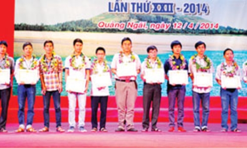 Trao giải Olympic Toán sinh viên toàn quốc lần thứ 22